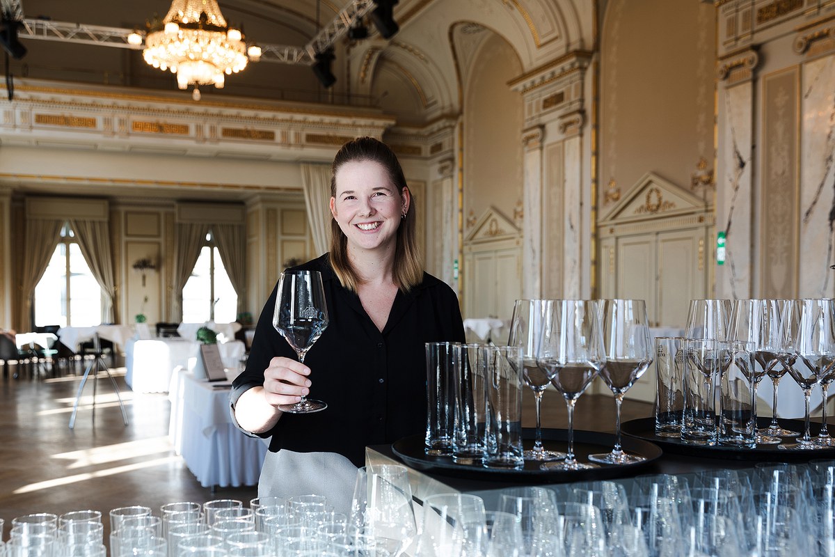 Petra Christen, Leiterin Event Service im Casino Bern. Vergrösserte Ansicht