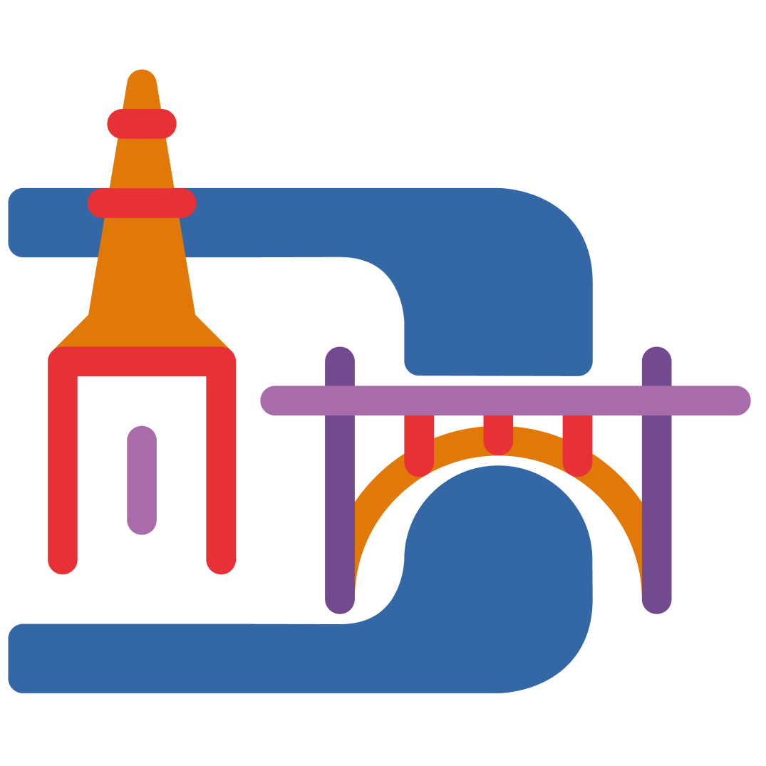 Icone du domaine "vivre à Berne" représentant la ville 