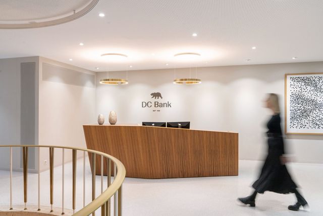 Innenraum der DC Bank 