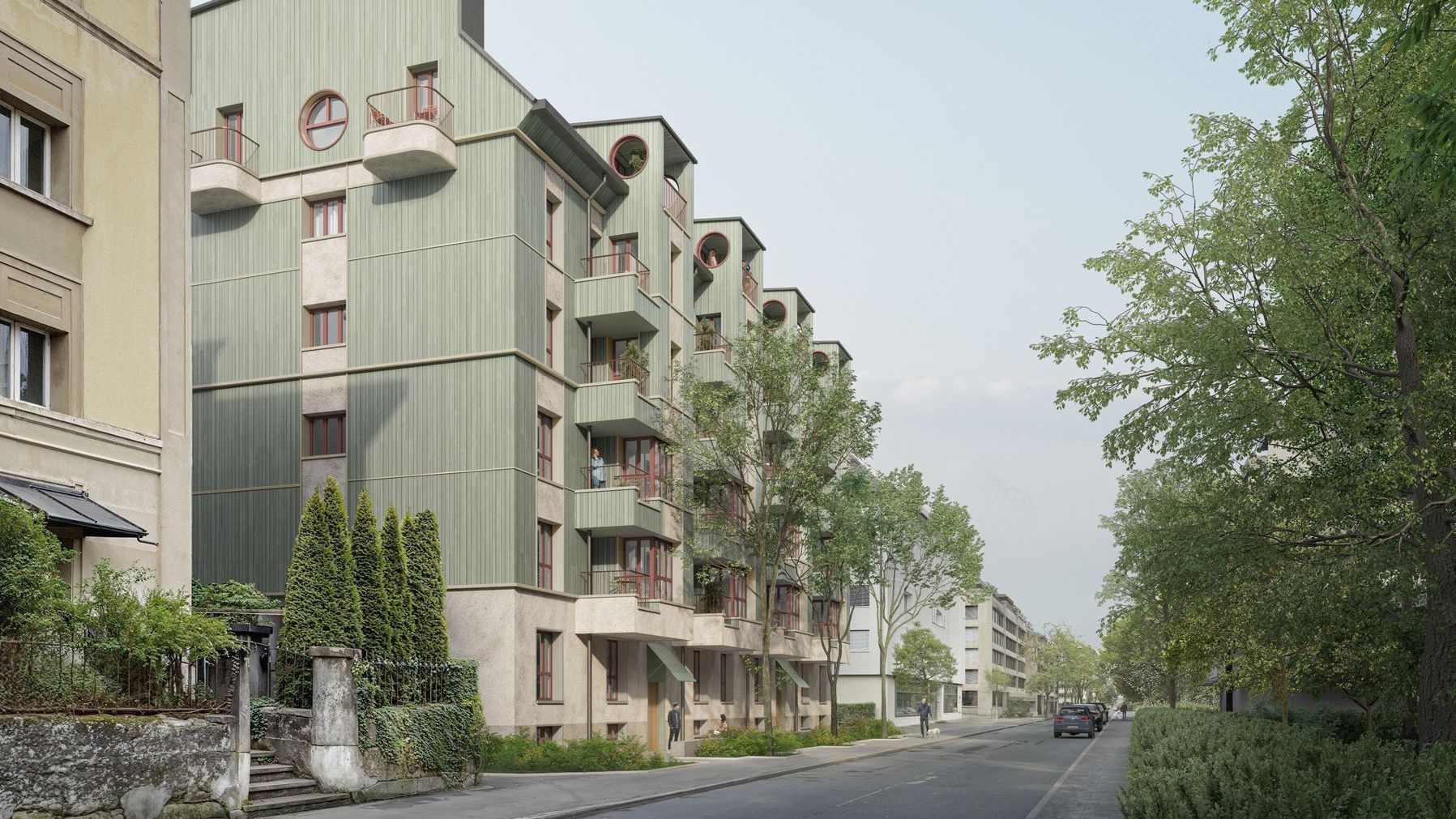 Visualisation du nouveau bâtiment de remplacement dans la Zähringerstrasse à Berne