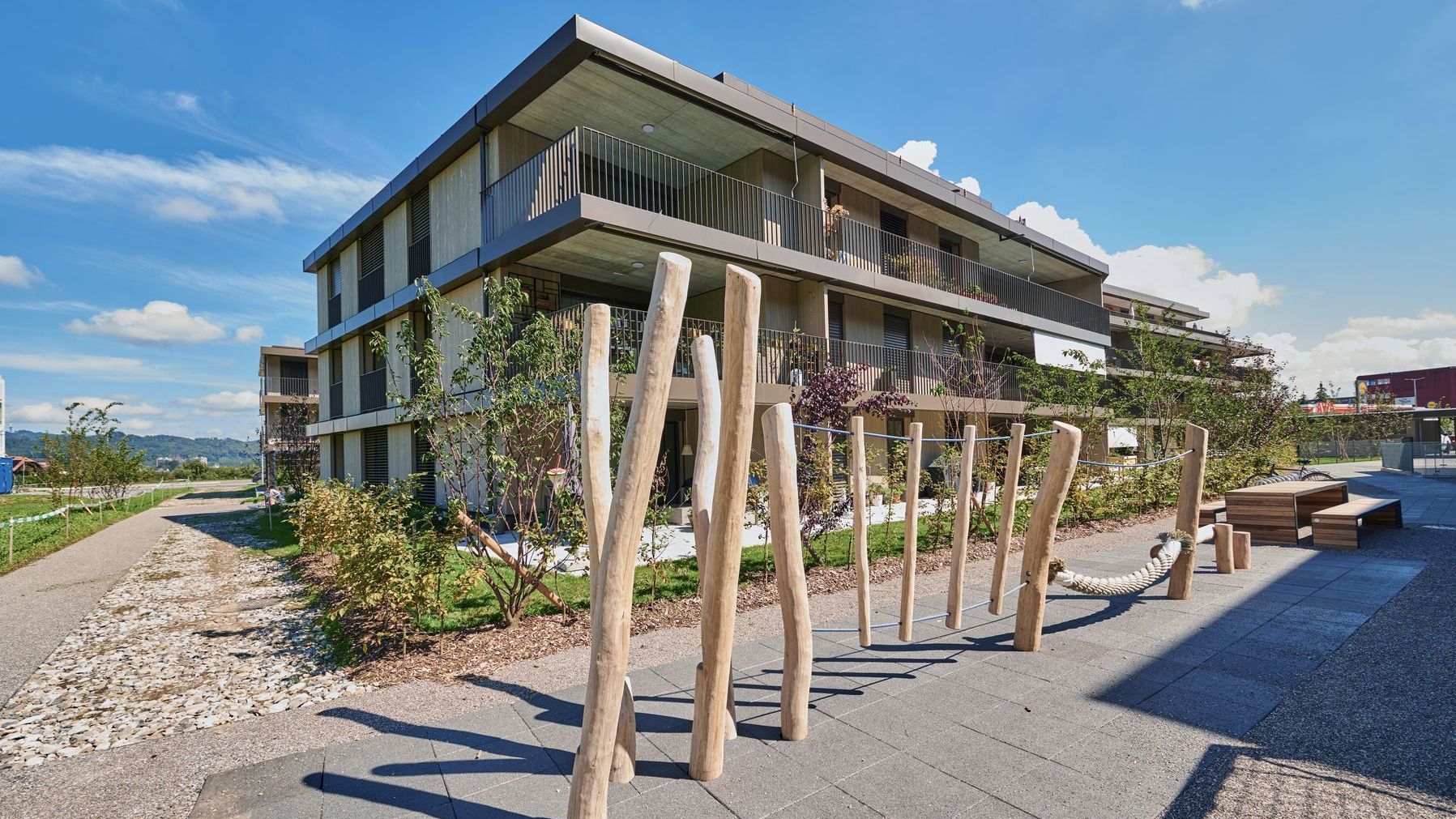 Immeuble du quartier Breitenacker à Kehrsatz