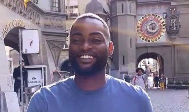 Bild aus einem der Youtube Videos (Person steht vor Zytglogge)