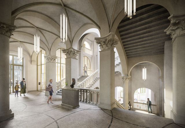 Neue Eingangshalle des Bernischen Historischen Museums