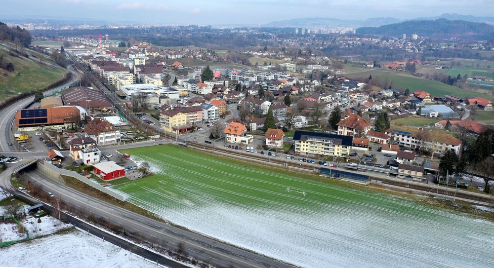 Vogelperspektive vom Areal