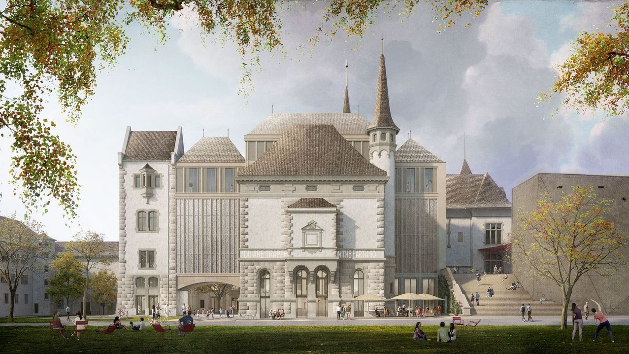 Südfassade aus der Sicht des Museumsquartiers Bern. ©Nightnurse Images AG, Zürich