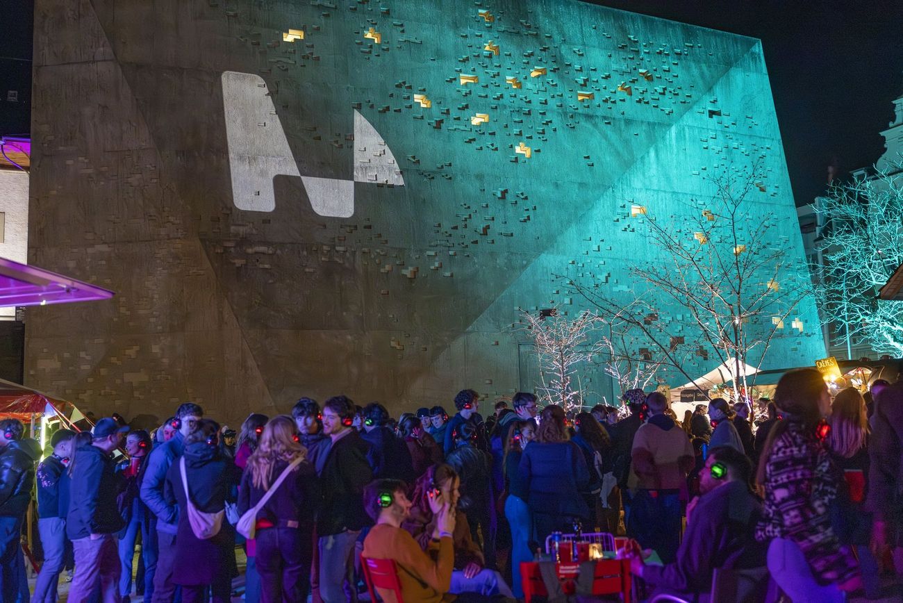Das neue Logo des Museumsquartiers Bern an der Museumsnacht 2025