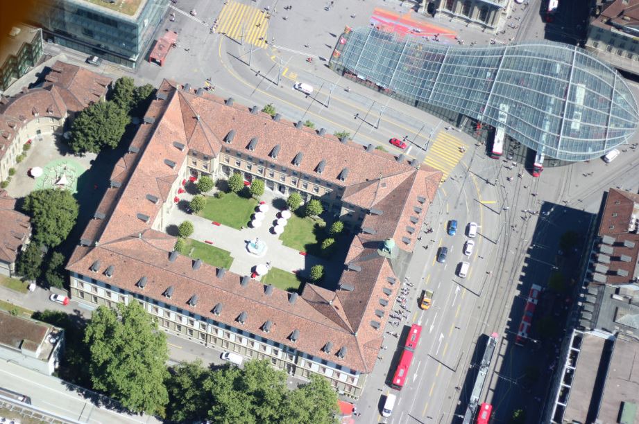 Burgerspital von der Vogelperspektive