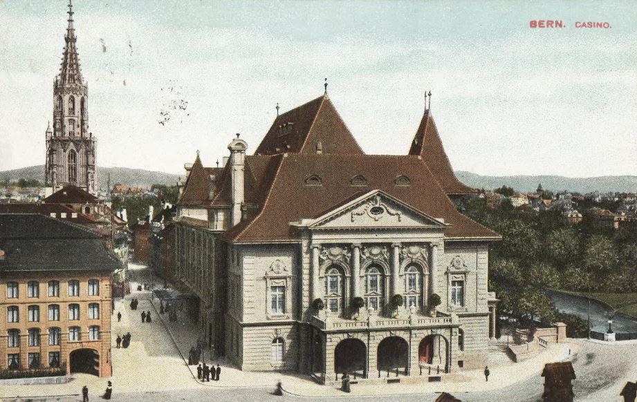 Casino Bern gezeichnet (Aussenansicht)