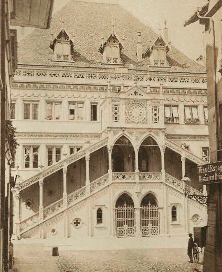 Altes Bild des Rathauses