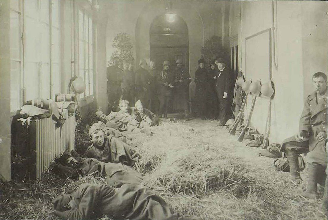 Das Burgerspital während der Spanischen Grippe 1918