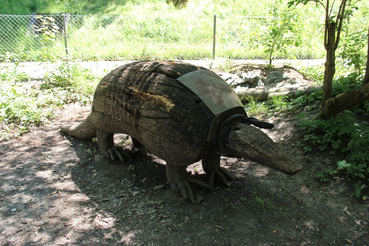 Wird bald durch einen Esel aus Holz ersetzt.. Vergrösserte Ansicht