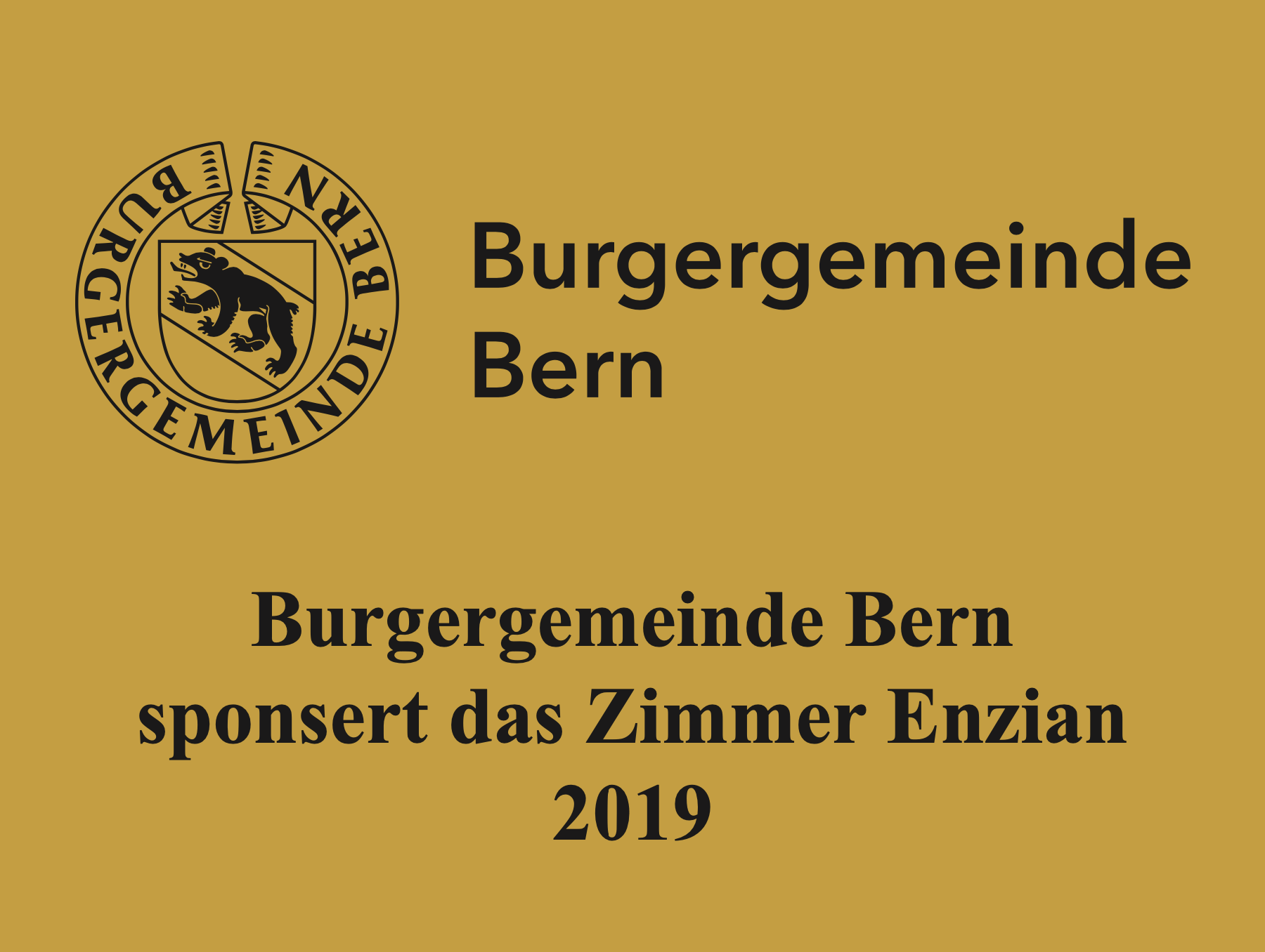 Zimmerpatenschaft der Burgergemeinde Bern