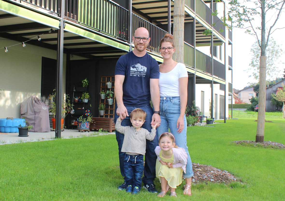 Familie Germann: wohl im Sunnebode