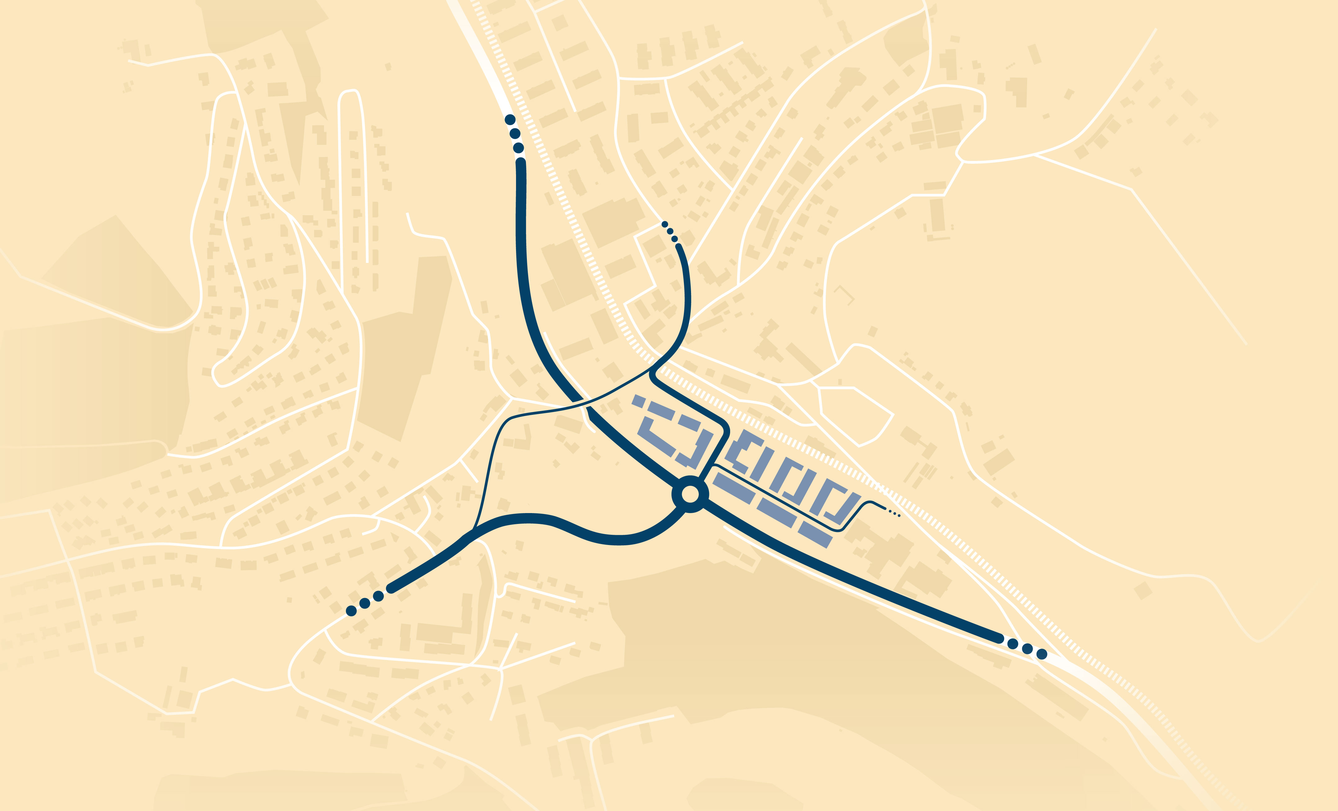 Situationsplan Kehrsatz Mitte