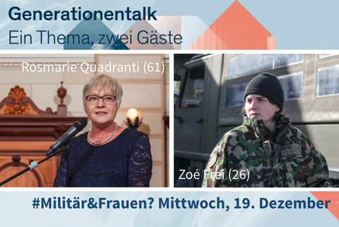 Generationentalk zum Thema Frauen und Militär