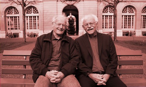 Heinz Däpp und Lucien Junker blicken zurück auf ihr langes Leben