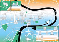 illustrierter Stadtplan (©Simon Kiener)