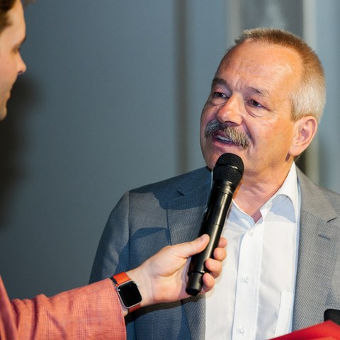 Preisträger André Holenstein. Vergrösserte Ansicht